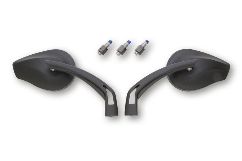 HIGHSIDER pro Handlebar Mirror Phoenix 2 Black (Pair)