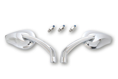 HIGHSIDER pro Handlebar Mirror Phoenix 2 Black (Pair)