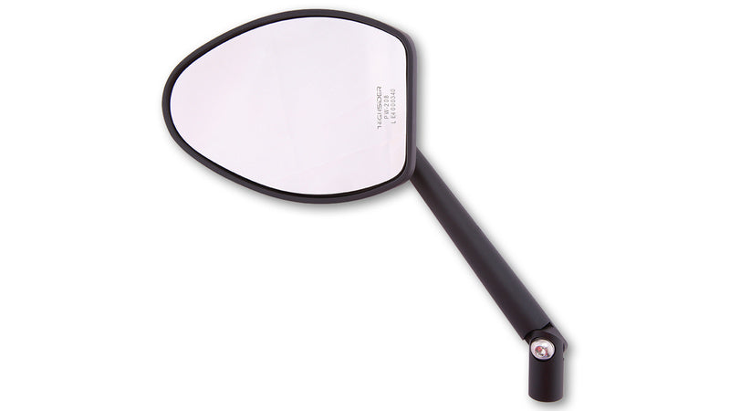 HIGHSIDER pro Handlebar Mirror Ferrara 2 Black (1pc)