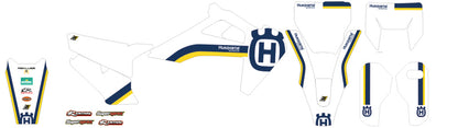 BLACKBIRD Retro Graphic Kit - Husqvarna FC/TC/TE/FE