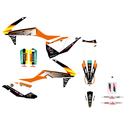 BLACKBIRD Replica Trophy 21 Complete Graphic Kit - KTM EXC/SX-SXF