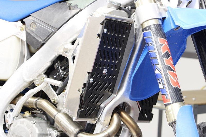 AXP Radiator Protectors Aluminium/Black - TM RACING