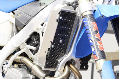 AXP Radiator Protectors Aluminium/Black - TM RACING