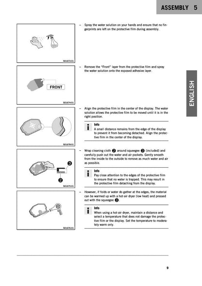 Display protection sticker 1290 R2R  1290 SUPER ADVENTURE  21-24