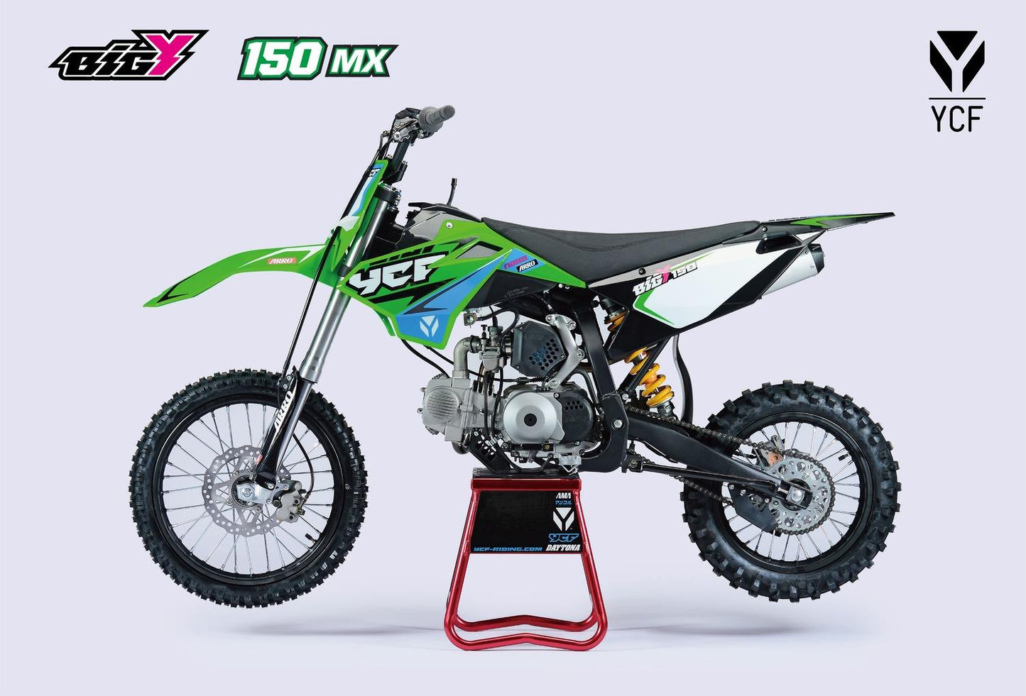 YCF BIGY 150 MX GROEN