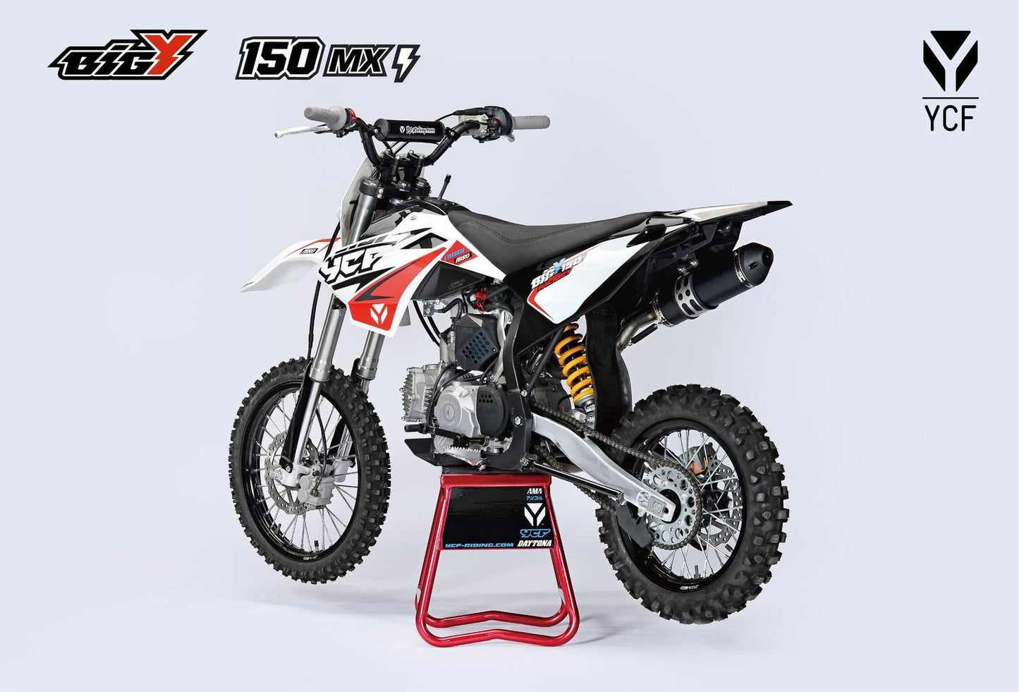 YCF BIGY 150E MX ROOD WIT