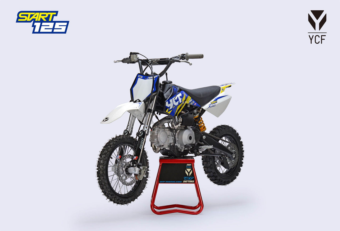 YCF START 125S BLAUW GEEL