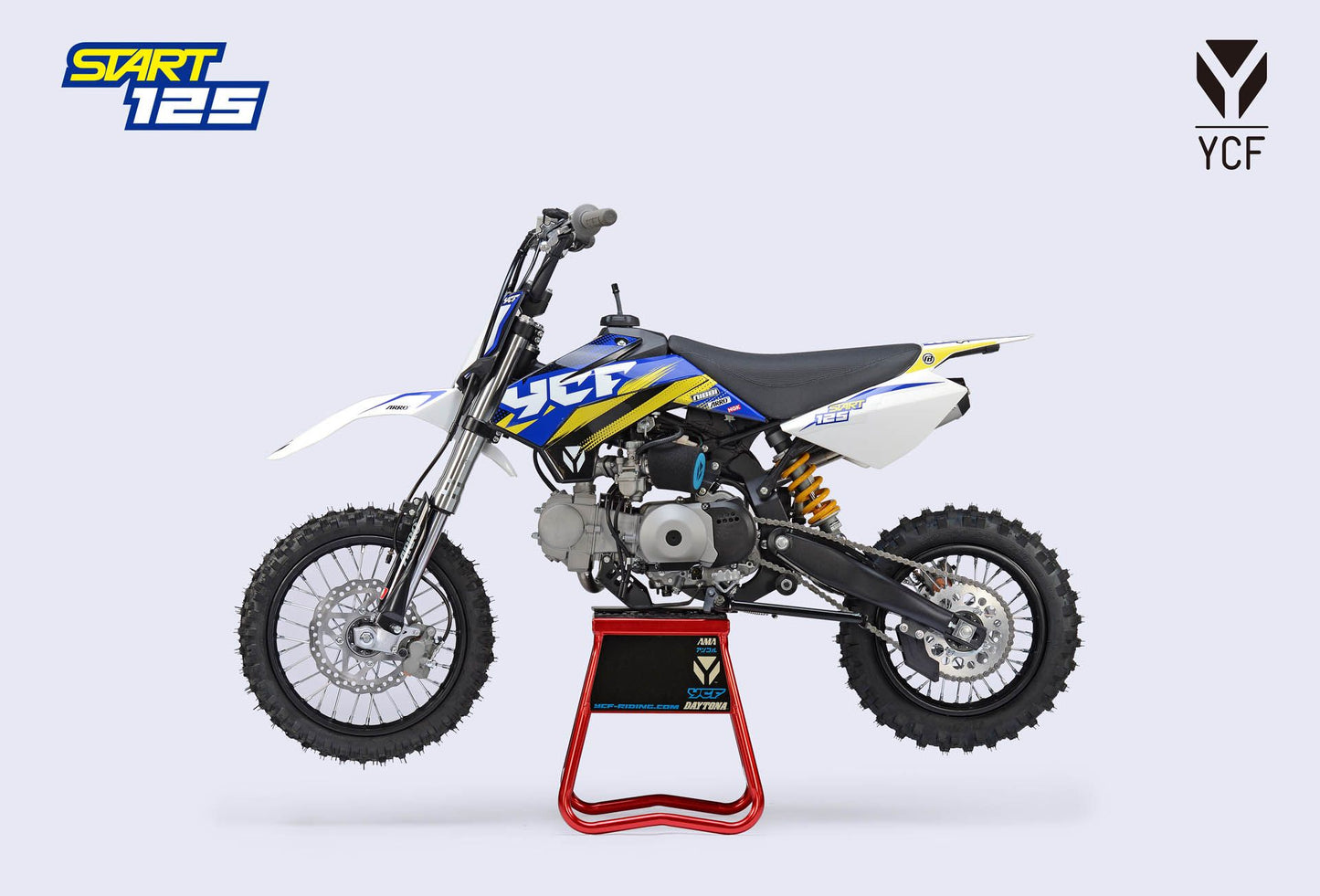 YCF START 125S BLAUW GEEL