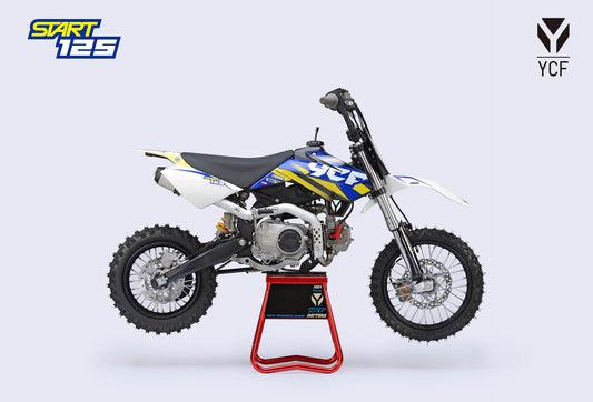 YCF START 125S BLAUW GEEL