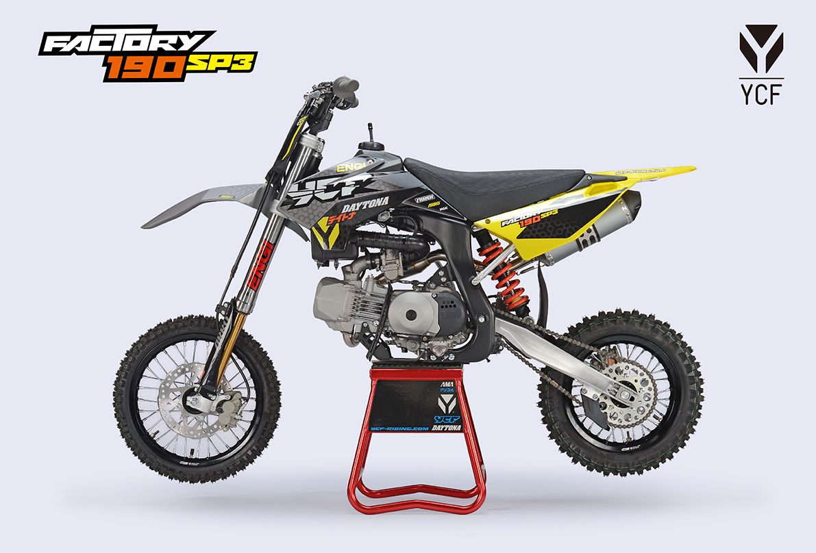 YCF FACTORY 190 SP3 DAYTONA GRIJS GEEL