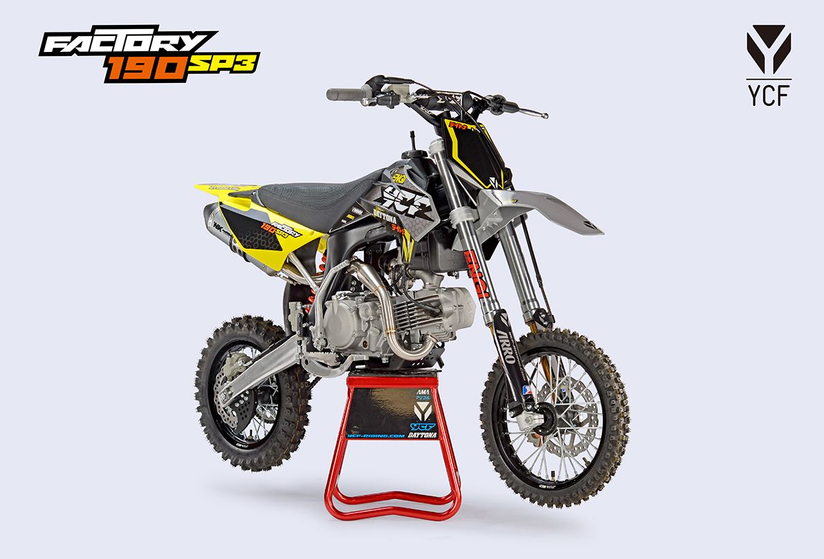 YCF FACTORY 190 SP3 DAYTONA GRIJS GEEL