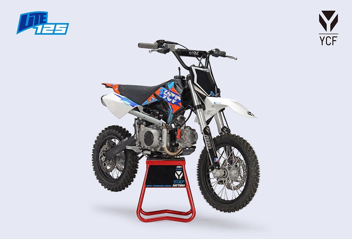 YCF LITE 125 BLAUW ORANJE
