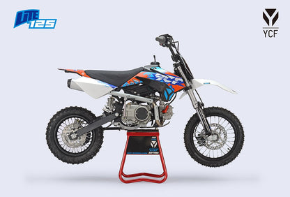 YCF LITE 125 BLAUW ORANJE