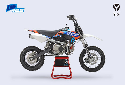 YCF LITE 125 BLAUW ORANJE