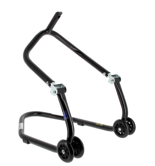 BIHR Home Track Paddock Stand Front Headset Black with Black Wheels