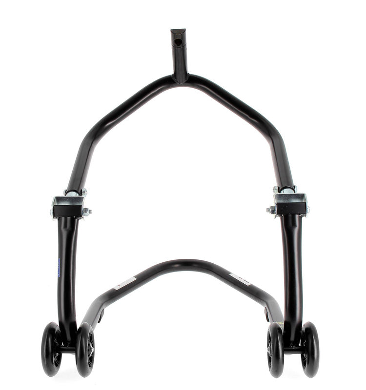 BIHR Home Track Paddock Stand Front Headset Black with Black Wheels