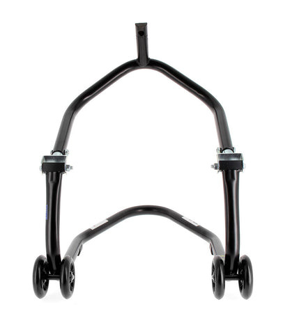 BIHR Home Track Paddock Stand Front Headset Black with Black Wheels
