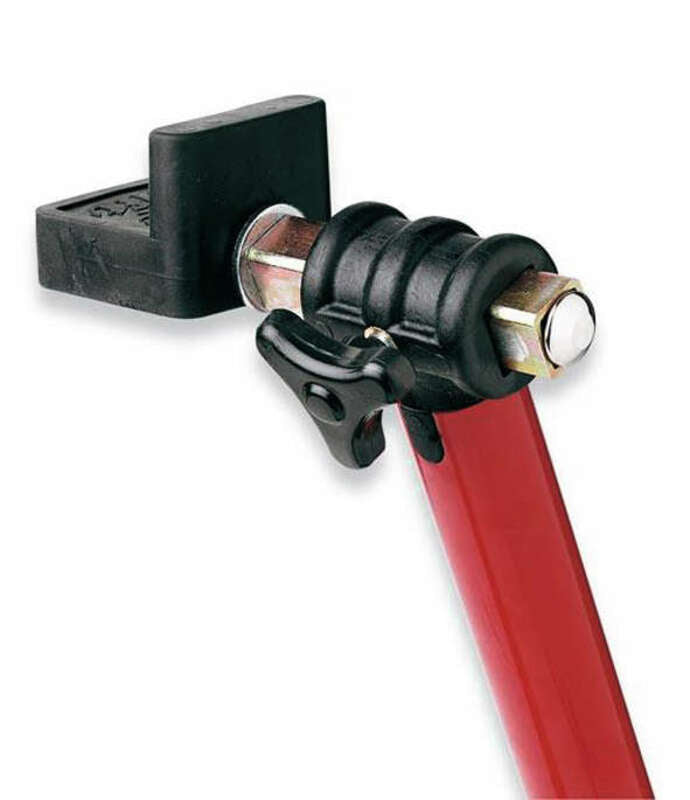 REAR PADDOCK STAND GREEN WITH RUBBER SUPPORTS 