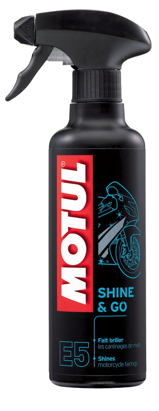 MOTUL E5 Shine &amp; go Silicon Cleaner - 400ml Spray x12 