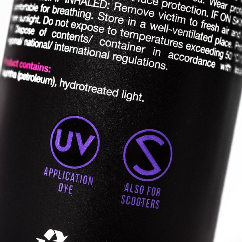 MUC-OFF Wet Chain Lube - spuitbus 400 ml x12