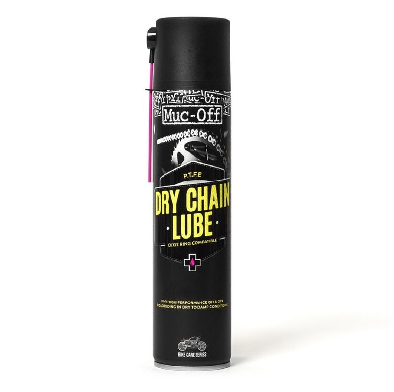 MUC-OFF Motorcycle Dry PTFE Chain Lube - spuitbus 400 ml X12