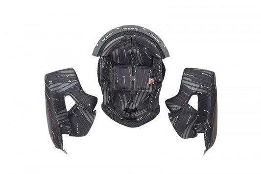 UFO Aries Helmet Inner Pad & Cheekpads Black Size XL