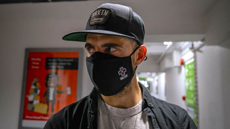 MUC-OFF Reusable Face Mask Black Size S