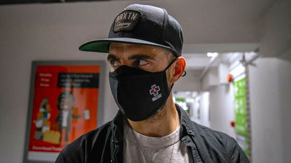 MUC-OFF Reusable Face Mask Black Size S