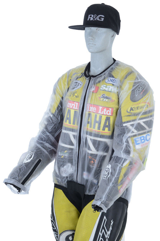R&G RACING Racing Rain Jacket Transparent Size L