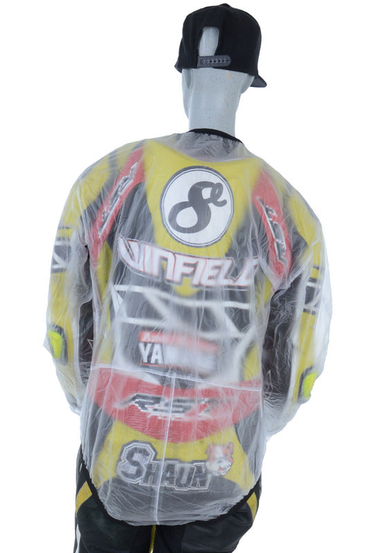 R&G RACING Racing Rain Jacket Transparent Size L