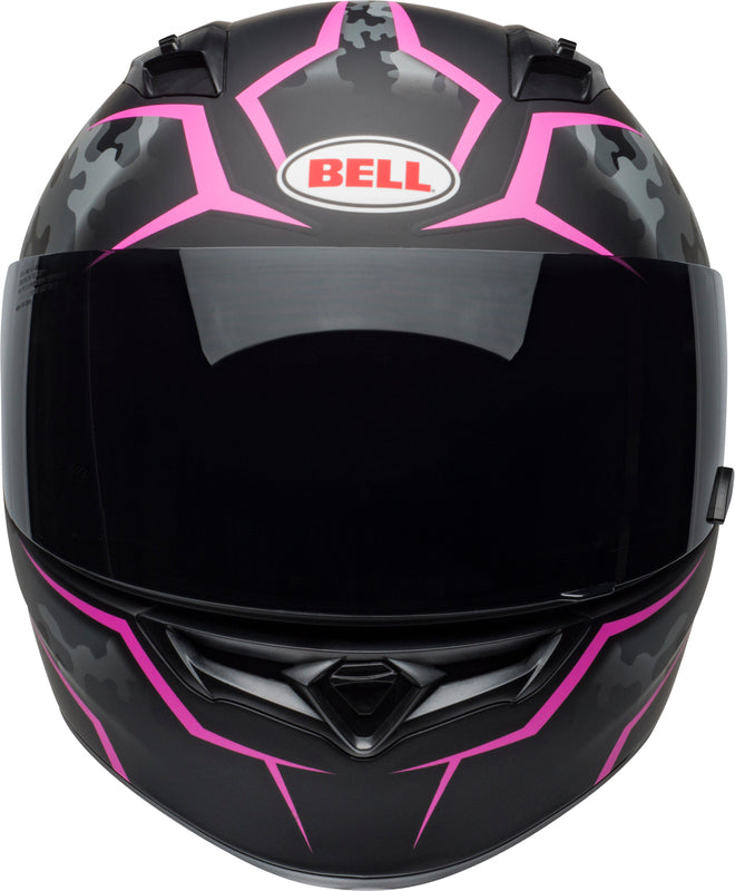 BELL Qualifier Helm - Stealth Camo Matte Black/Pink