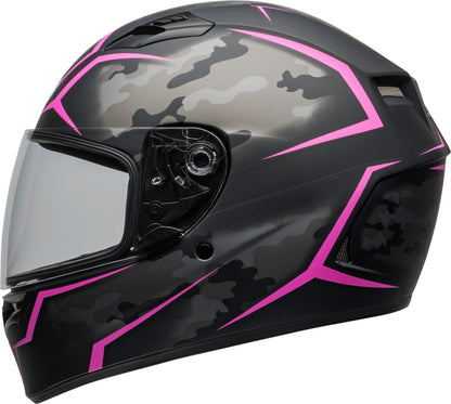 BELL Qualifier Helm - Stealth Camo Matte Black/Pink
