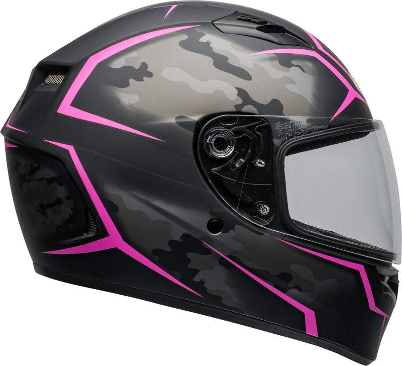 BELL Qualifier Helm - Stealth Camo Matte Black/Pink