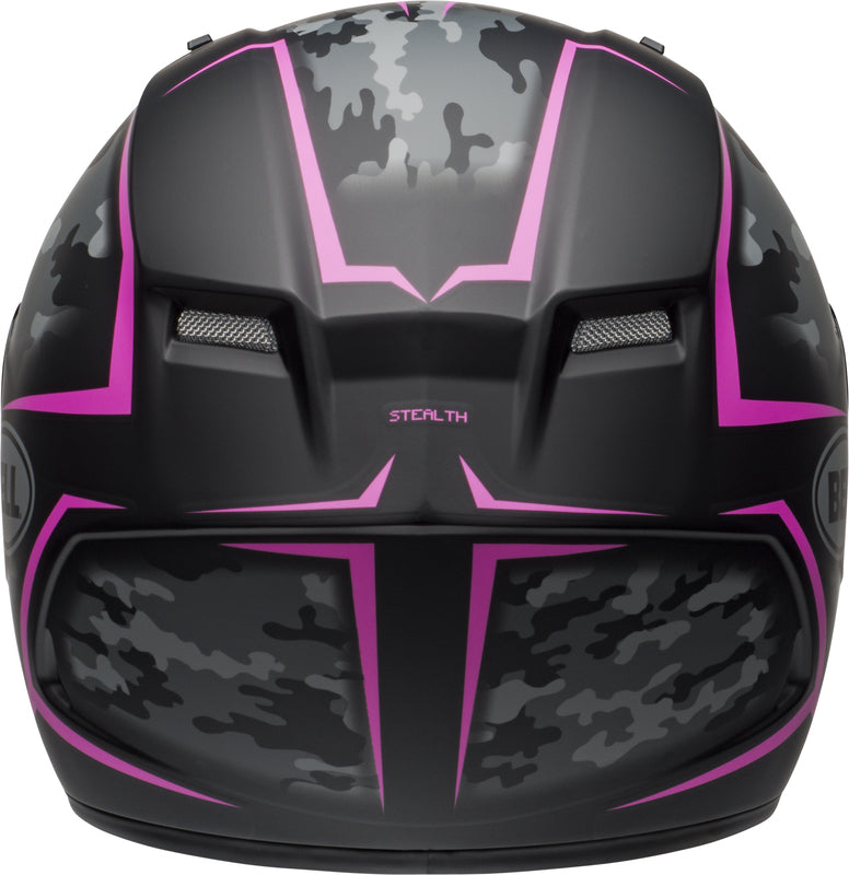 BELL Qualifier Helm - Stealth Camo Matte Black/Pink