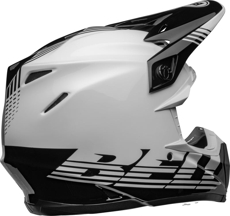 BELL Moto-9 Mips Helm - Louver Gloss Black/White