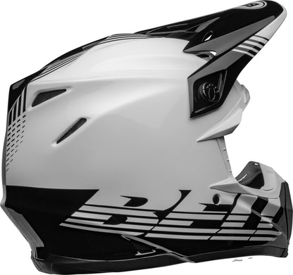BELL Moto-9 Mips Helm - Louver Gloss Black/White