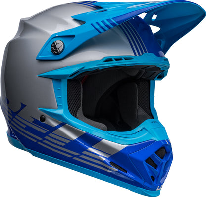 BELL Moto-9 Mips Helm - Louver Gloss Black/White