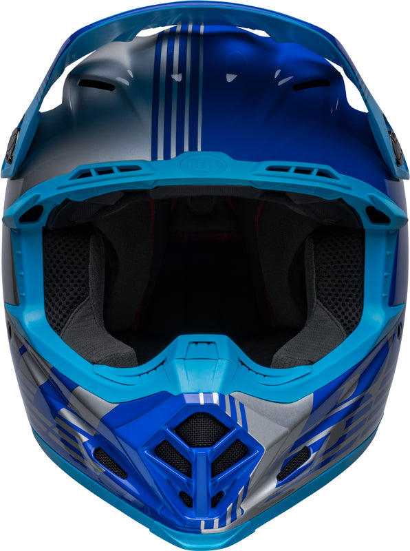 BELL Moto-9 Mips Helm - Louver Gloss Black/White