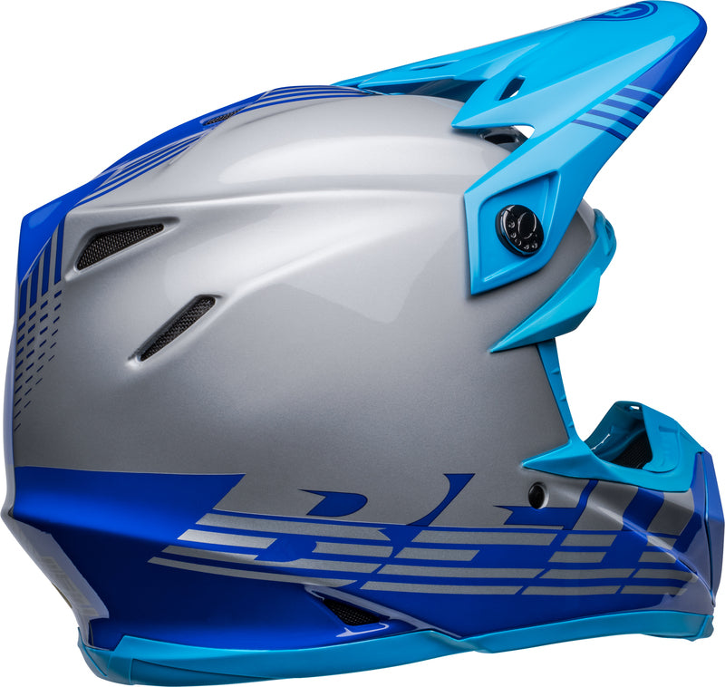 BELL Moto-9 Mips Helm - Louver Gloss Black/White