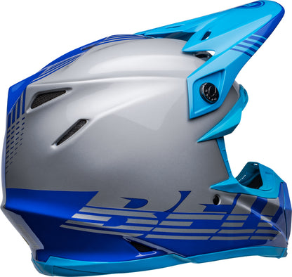 BELL Moto-9 Mips Helm - Louver Gloss Black/White