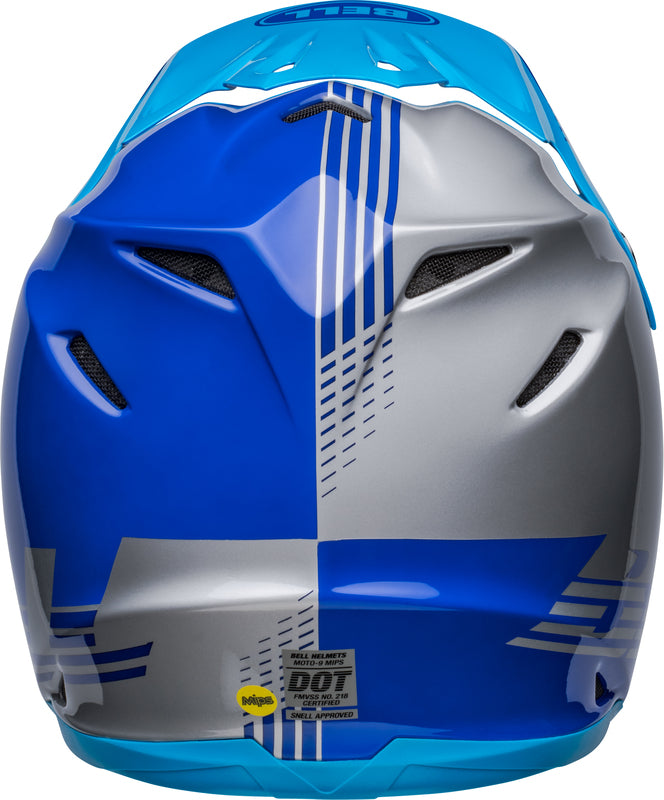 BELL Moto-9 Mips Helm - Louver Gloss Black/White
