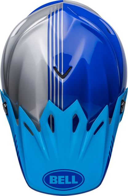 BELL Moto-9 Mips Helm - Louver Gloss Black/White