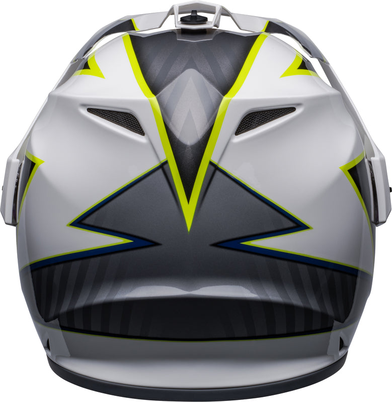 BELL MX-9 Adventure Mips Helm - Dalton Gloss White/Hi-Viz Yellow