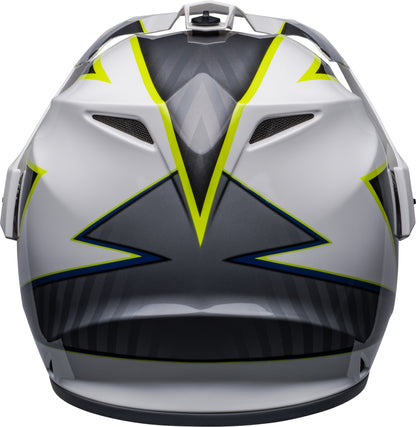 BELL MX-9 Adventure Mips Helm - Dalton Gloss White/Hi-Viz Yellow