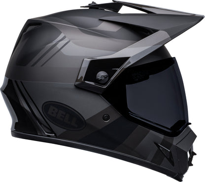 BELL MX-9 Adventure Mips Helm - Marauder Matte/Gloss Blackout