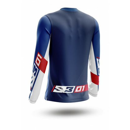 S3 Collection 01 Jersey - Patriot Red/Blue Size S