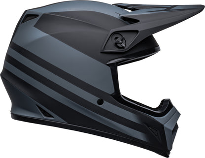 BELL MX-9 Mips Helm - Disrupt Matte Classic Blue/Hi-Viz Yellow