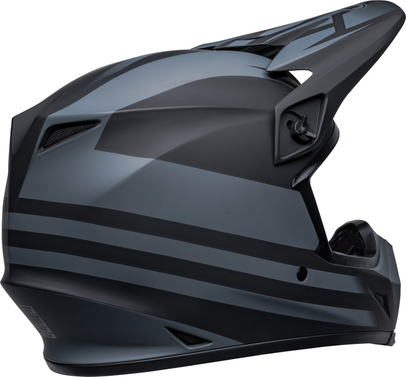 BELL MX-9 Mips Helm - Disrupt Matte Classic Blue/Hi-Viz Yellow