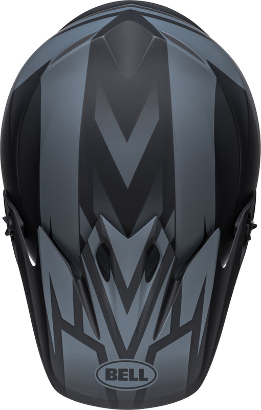 BELL MX-9 Mips Helm - Disrupt Matte Classic Blue/Hi-Viz Yellow
