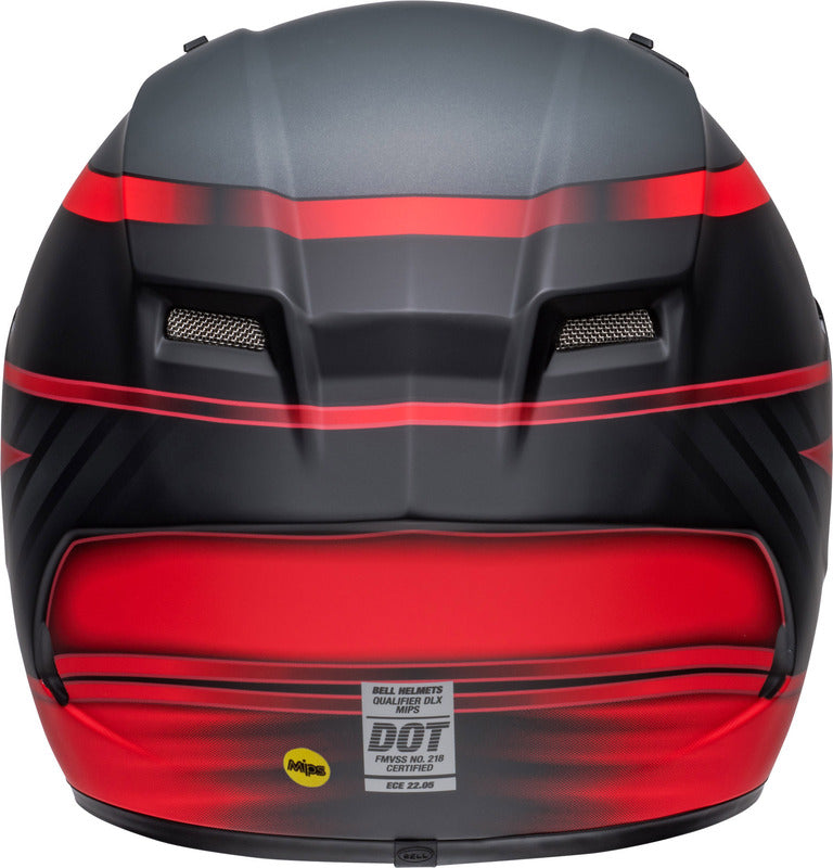 BELL Qualifier DLX Mips Helmet - Raiser Matte Black/Crimson